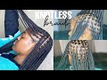 KNOTLESS BOX BRAIDS | Small butt-length + Watch me braid ft. @motherlandstouch