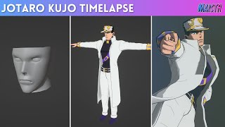 Jotaro Kujo Timelapse | 3D Fan Characters | Maisth