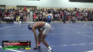 High School (9th - 10th Grade) 120 Mitchell Mesenbrink Askren Wrestling Academy Vs Zion Dooley Cah
