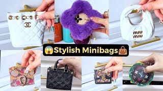 😱Minibags Extravaganza🔥 All Designer Brands Inside! Watch 👀how many extra she got🤑 #asmr #minibags screenshot 3