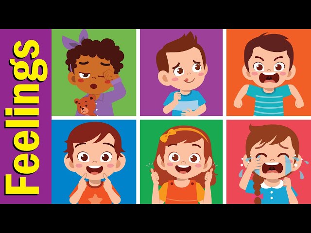 Feelings and Emotions Vocabulary Chant for Children | Fun Kids English class=