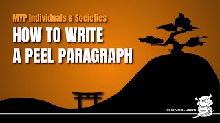 MYP I&S | How to Write a PEEL Paragraph [MYP Years 2 & 3]