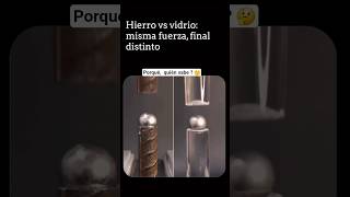 HIERRO VS VIDRIO 🤔 | Quien sabe ? #metales #casa #reels #feed #herrería #shorts
