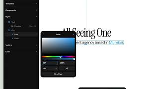 How to create a Style for Links in Framer