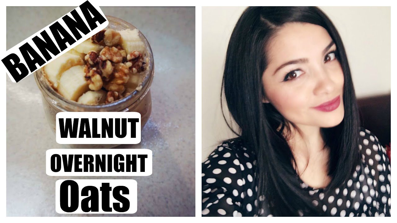 Protein Banana Walnut Overnight Oats YouTube