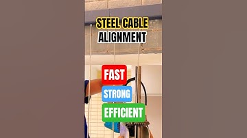 Wire Tensioning Gear Tool — Fast & Perfect Steel Cable Alignment on Walls