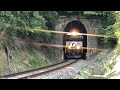 Train Appears Out Of Tunnel Then Train Disappears Into Railroad Tunnel! + Abandoned Railroad Tunnel!