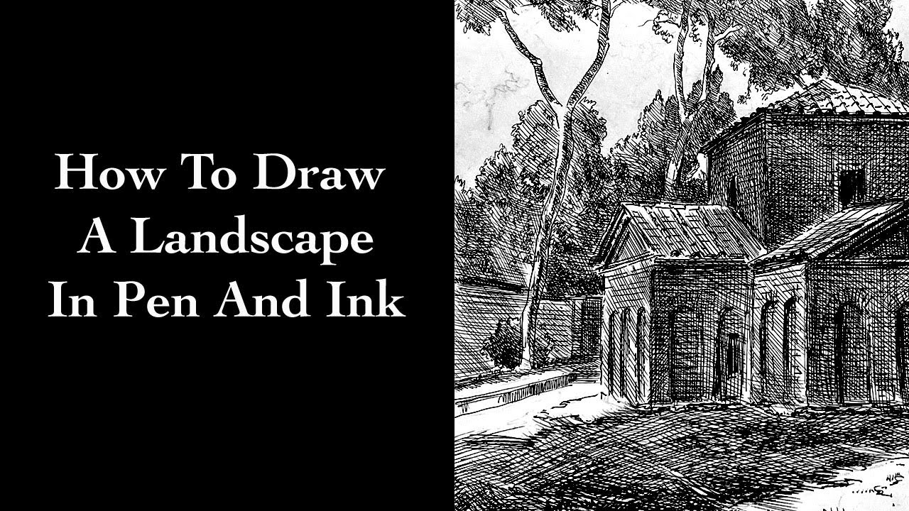 Getting Started: Pen and Ink Drawing Techniques *easy! (plus