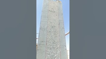 Column-block wall joints preparation (to achieve good bonding, increase stability & to avoid cracks)