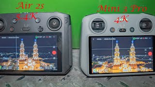 Air2s vs Mini 3 Pro Dronie