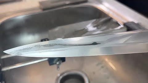 Knife Sharpening! Polishing a wide bevel Yanagi