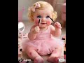 AI Baby's Adorable Makeup Playtime | Cute Toddler in Pink Tutu Mp3 Song