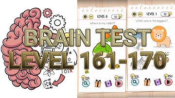 Brain Test Tricky Puzzles Level 160-170 Answers Solution