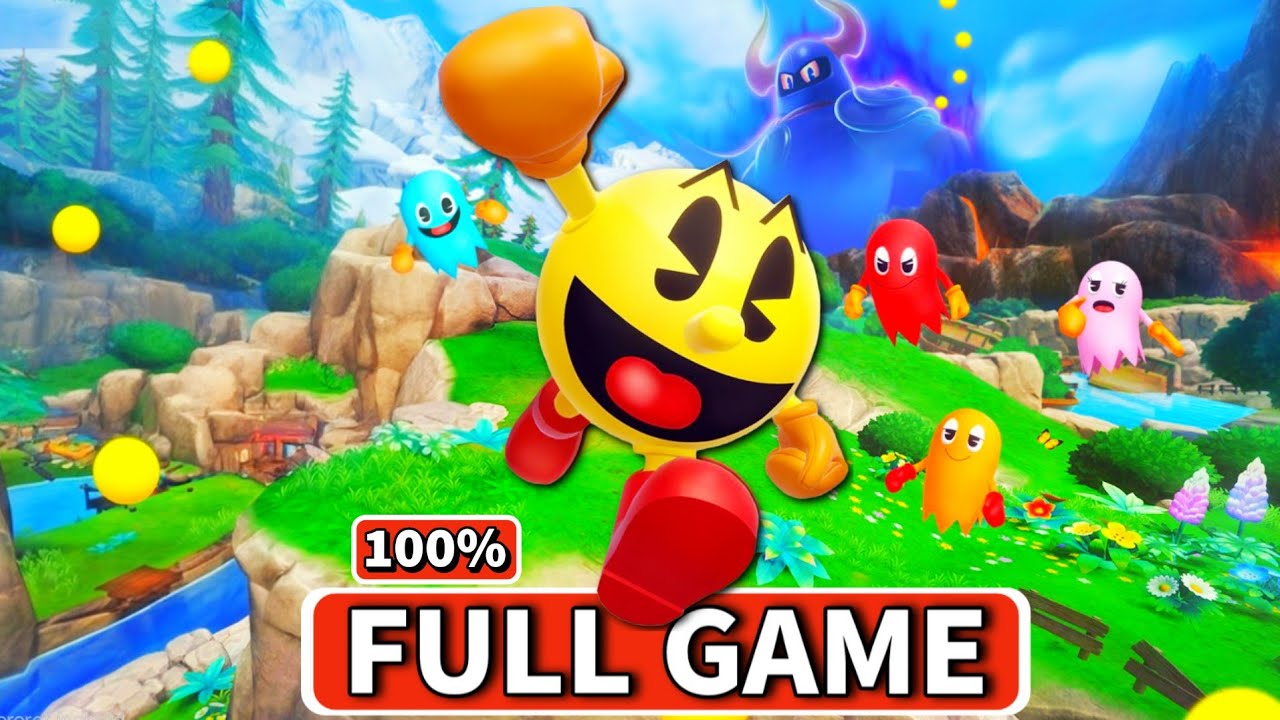 PAC-MAN WORLD 2 - FULL GAME 100% Walkthrough (4K60FPS)