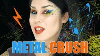 Metal Crush Eyeshadow Tutorial  TWO METALLIC LOOKS! | Kat Von D Makeup