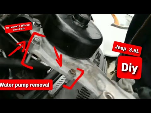 2011-2020 jeep grand Cherokee water pump replacement 3.6L(Chrysler