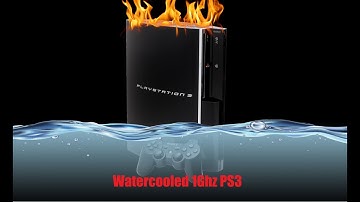 Water cooled 1Ghz Overclocked Playstation 3 Side by Side comparison (Part 1)