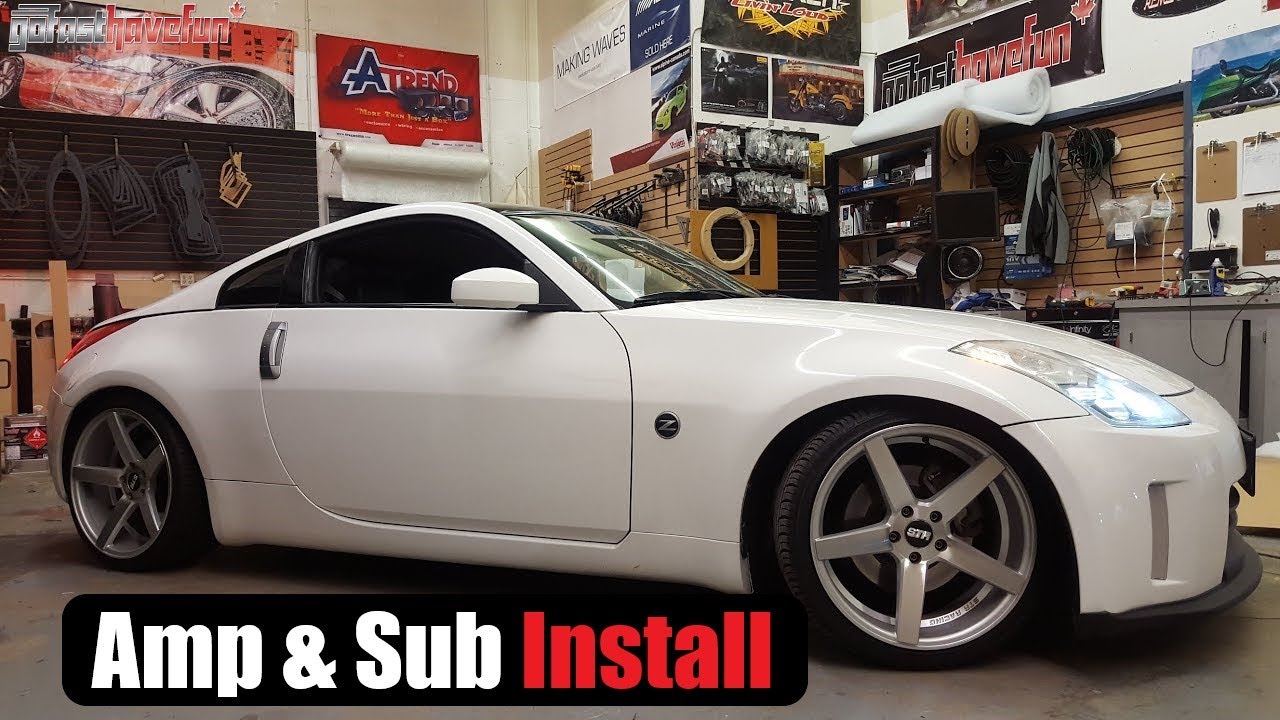 Builds: Nissan 350Z Amp and Sub Install | AnthonyJ350
