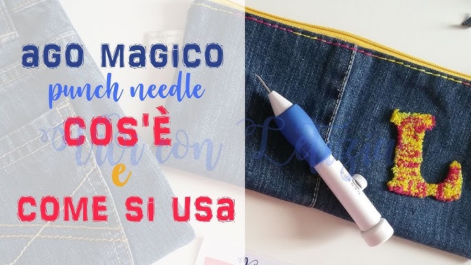 Ricamo con l'ago magico : come si usa - tutorial passo a passo 