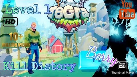 Tegra CRAFTING AND BUILDING, gameplay walkthrough part 2 killing the graveyard zombie .