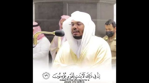 ياسر الدوسري{الم يرو إلى الطير مسخرات} سورة النحل