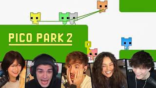 The Most CHAOTIC Pico Park 2 Lobby Ever The Cutest Chaotic Game Ever Peak W Sykkuno Miyoung Ellum