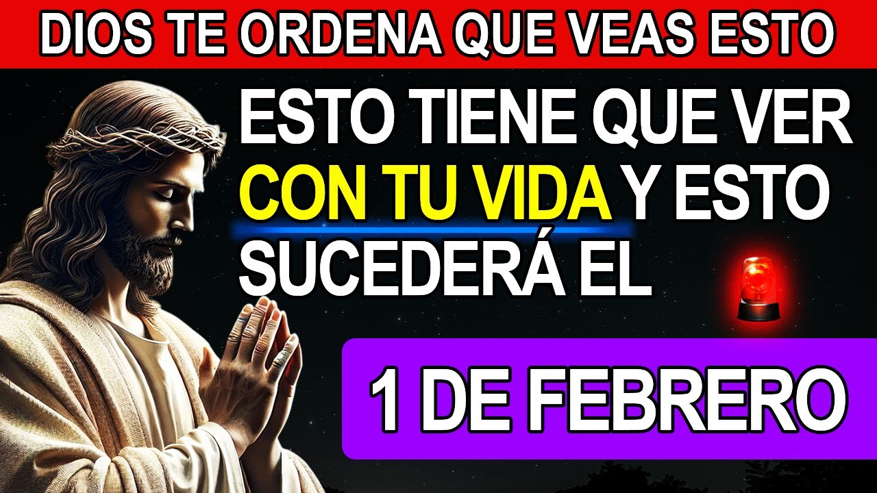 DIOS DICE: ESTO TE SUCEDERÁ HOY - Mensaje de Dios para Hoy | Palabra de ...