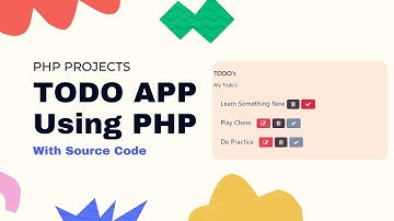 TODO APP using PHP and MYSQL | With Source Code | E-siksha