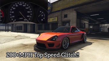 GTA 5 200MPH Speed Glitch With Comet SR!