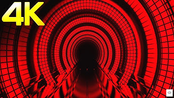 4k OLED Screensaver || Mirror Reflection Red Color Fast Moving TV background Video meditation