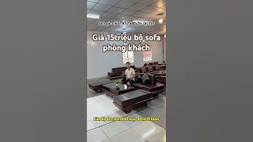 Bàn ghế sofa góc chữ L, kích thước 2m80x2m giá 15triệu #sofagoc #sofago #sofagiare #sofaphongkhach