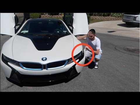 UPDATE ON MY CRASHED BMW i8 - YouTube