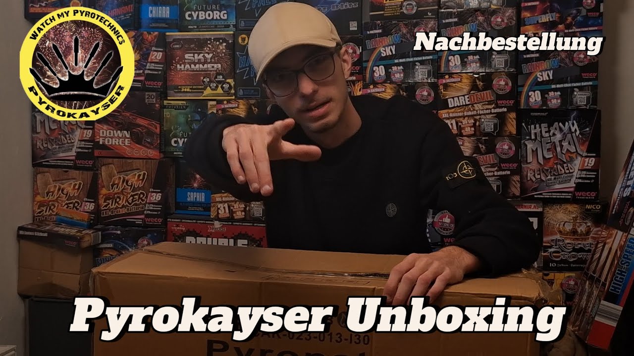 Silvester Feuerwerk Unboxing 2 - 2025 / Pyrokayser [4K]