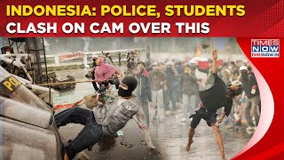 Indonesia Protests: Shocking Scenes As Police, Students Clash| This Shocker Sparked Jakarta Tensions
