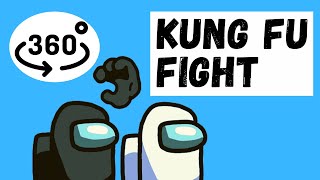 Kung fu Fight impostor VS Crewmate | Among us 360 video | 3D Animation | screenshot 3