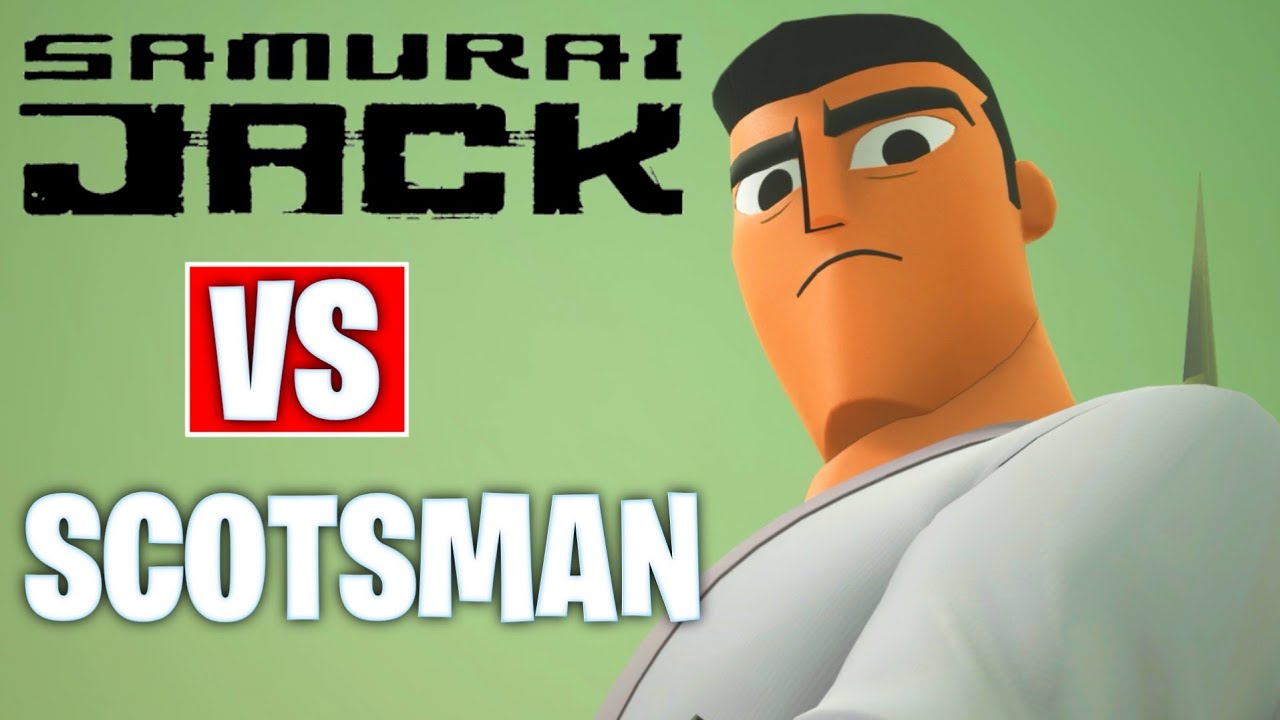 Samurai Jack: Battle Through Time Scotsman Boss Fight No DAMAGE