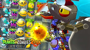 PvZ 2 PAK Sky City v2.0 Widescreen | Saucer Squash, Spaceship, Aircrafts & More | Download
