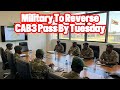 Military To Reverse CAB3 Pass By Tuesday