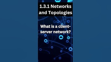 What is a client-server network?