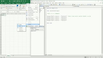 06 ENG VBA Excel   Adding comments to the code
