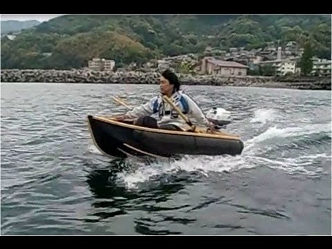 ノーティレイnrx190折りたたみ式ボート ホンダ2馬力走行テスト Nautiraid Folding Boats Honda 2hp Engine Youtube