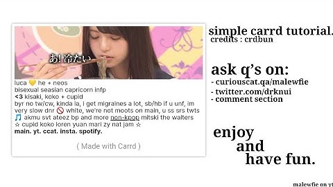simple carrd tutorial | 02