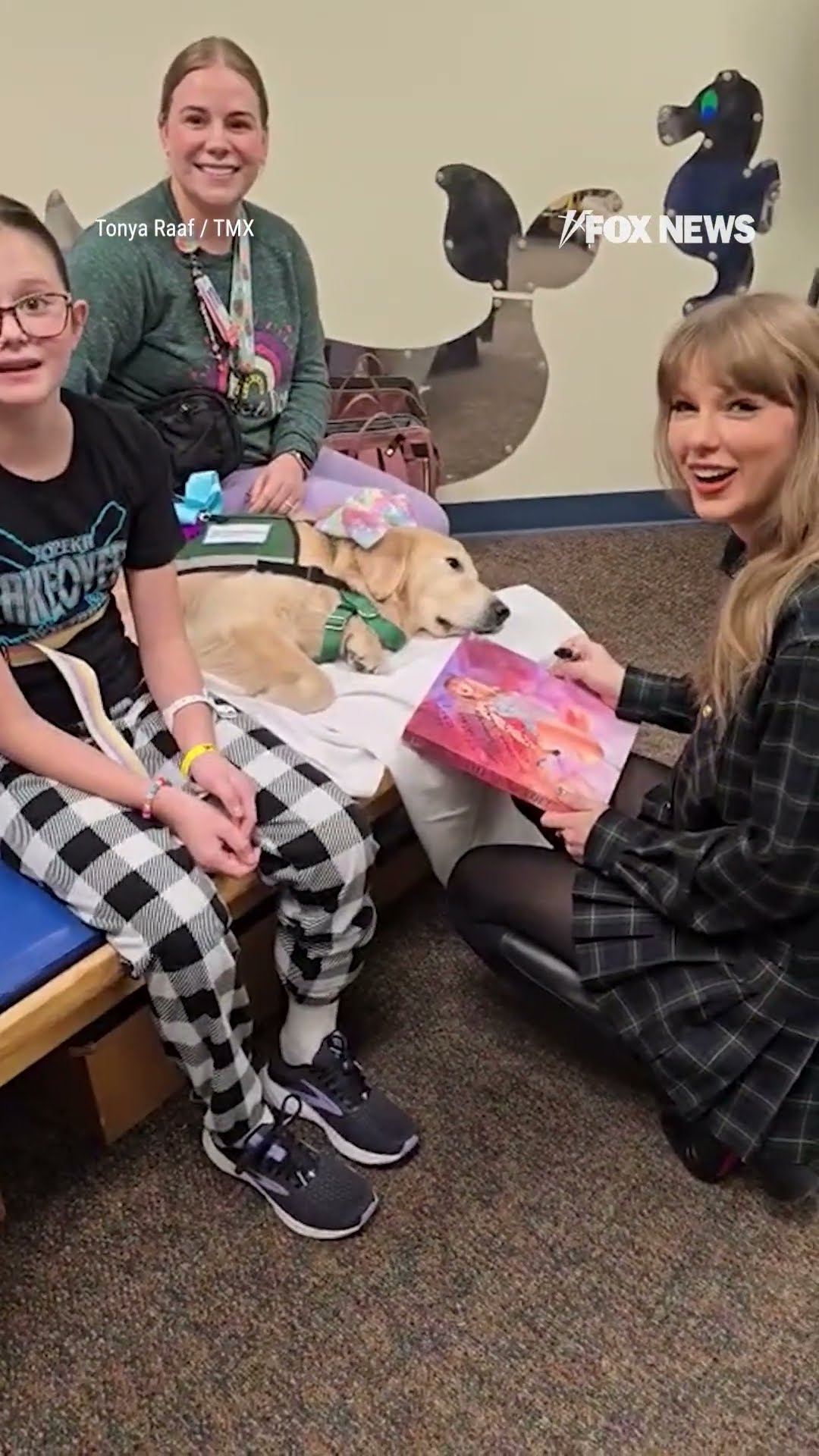 Taylor Swift meets pediatric patients in Kansas City