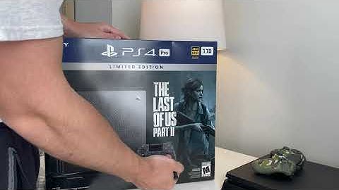 TLOU Part 2 PS4 Pro Limited Edition Unboxing (REPOST) | 4K