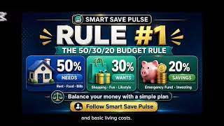 The 50/30/20 Budget Rule Explained in 60 Seconds