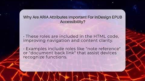 Why Are ARIA Attributes Important For InDesign EPUB Accessibility? - Design Tool Unlocked