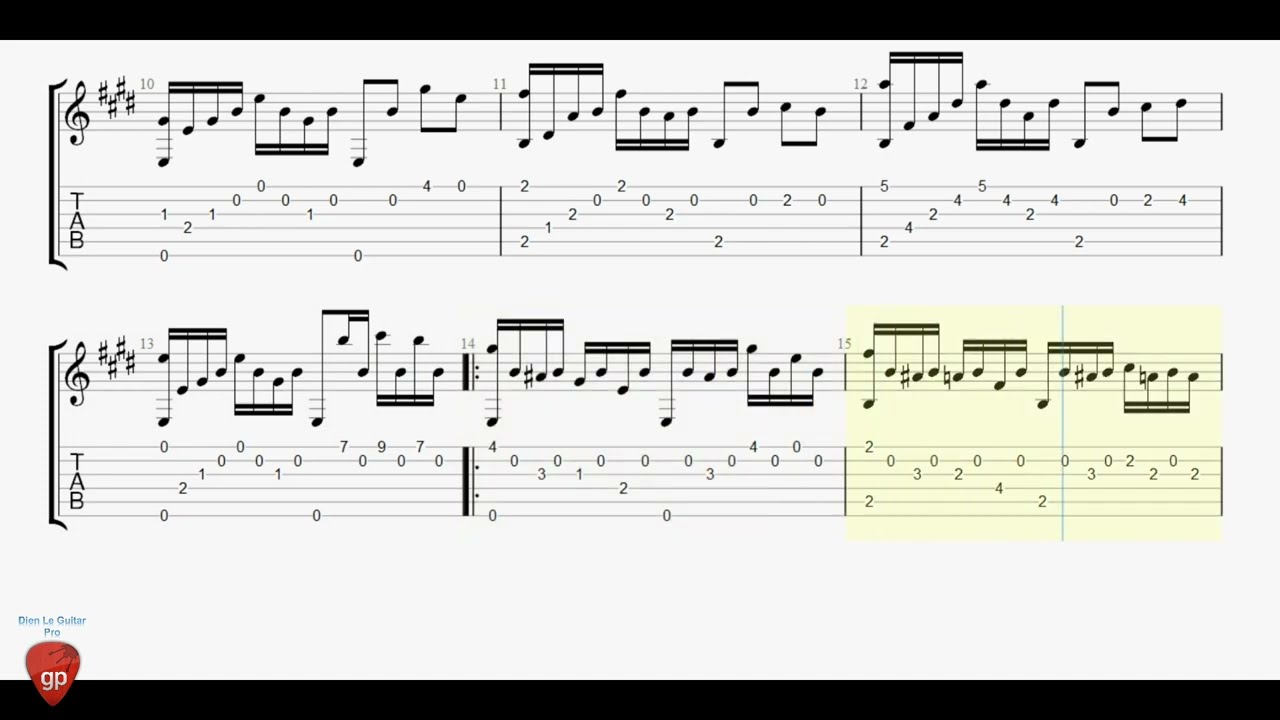 Evening Ringing - Guitar Tab