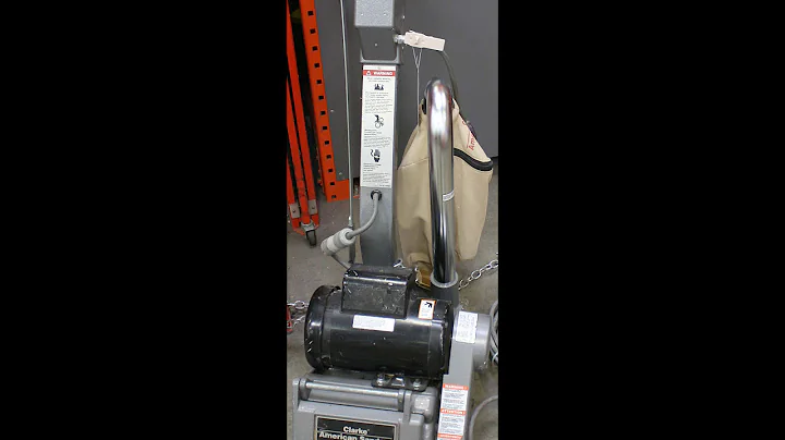 Clarke EZ8 Drum Sander for Sale - Demonstration Video