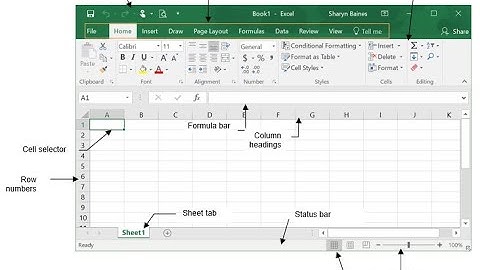 Learn Excel Tutorial || Component of MS Excel || Interface of Spreadsheet