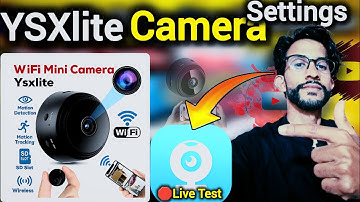 Ysxlite A9 Camera Setup | Wifi Mini Camera Setting | Step-by-Step Setup Guide 2025"
